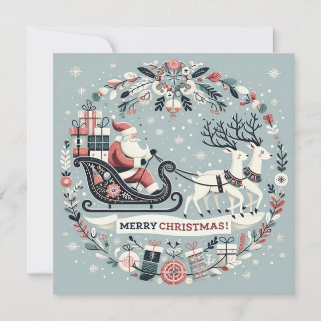 Convite Carte, Invitation de Noël (Frente)