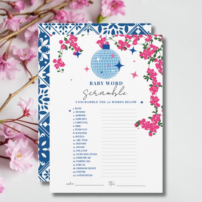 Convite Carteira de chá do bebê do Santorini Pink (Criador carregado)