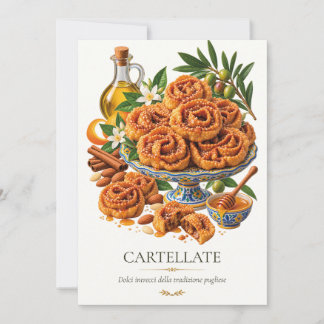 Convite Cartellate – Vintage Italian Dessert