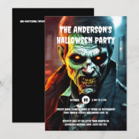 Cartografia da criatura zombie do Halloween