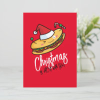 Cartografia personalizável de Hotdog de Natal