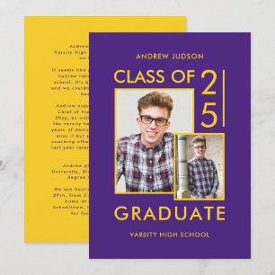 Convite Casa Aberta Da Classe Moderna De 25 Fotos Roxos 2