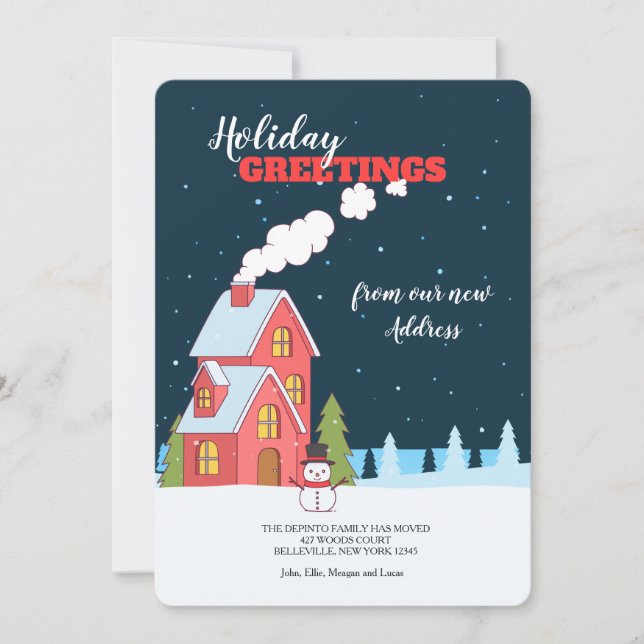 Convite Casa Aberta da Noite de Inverno (Frente)