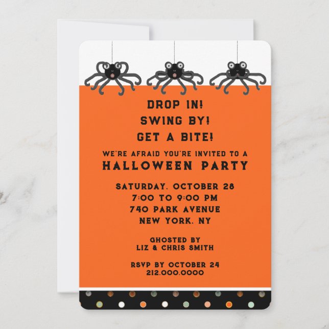 Convite Casa Aberta de Halloween (Frente)