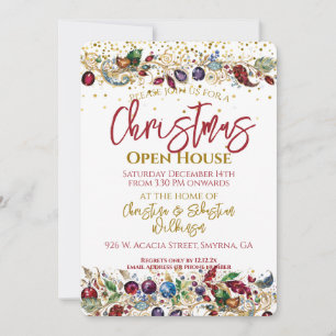 Convite Casa Aberta de Natal
