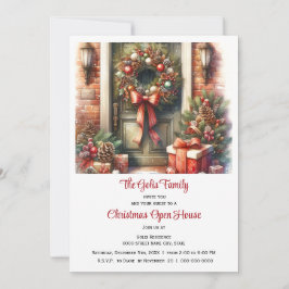 Convite Casa Aberta de Natal da Frente Festiva