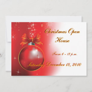 Convite Casa Aberta de Natal, Das 18h às 0h, F...
