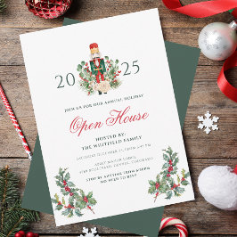 Convite Casa Aberta do Quebra-Nozes Feriado de Natal