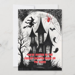 Convite Casa Assombrada Halloween