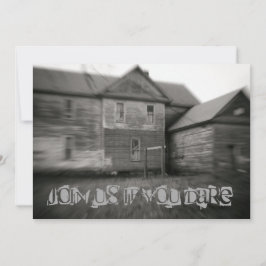 Convite Casa Assombrada Sapatinho Velho Dia das Bruxas Ves