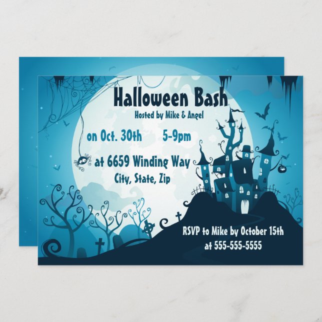 Convite Casa de Assalto (Frente/Verso)