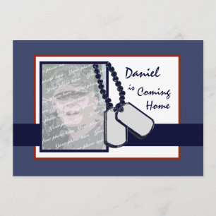 Convite Casa de boas-vindas militares