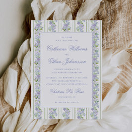 Convite Casa de Campo Romântica Quadro Floral Casamento
