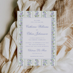 Convite Casa de Campo Romântica Quadro Floral Casamento