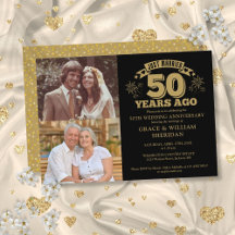 Casados há 50 anos 2 Fotos Dourado Preto