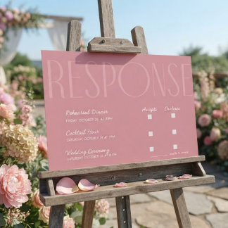 Convite Casados por fim Resposta para Casamento Moderno