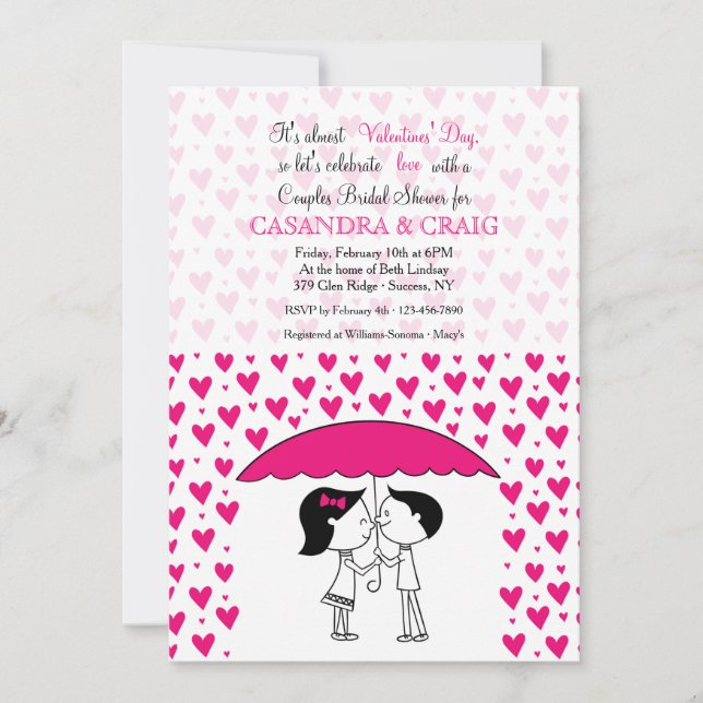 Convite Casais Chá do Amor (Frente)