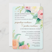 Casais Chá Rosas Florais Aqua Azul