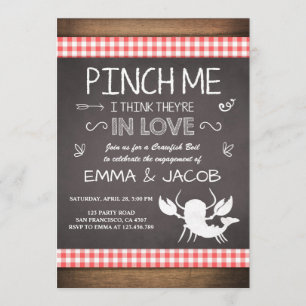 Convite Casais de lagosta chás de marisco