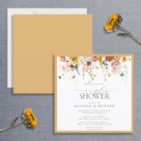 Casais Florais de Flor Amarelo Elegante Chá