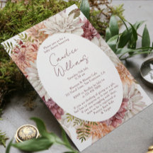 Casais Florais Elegante Boho Watercolor