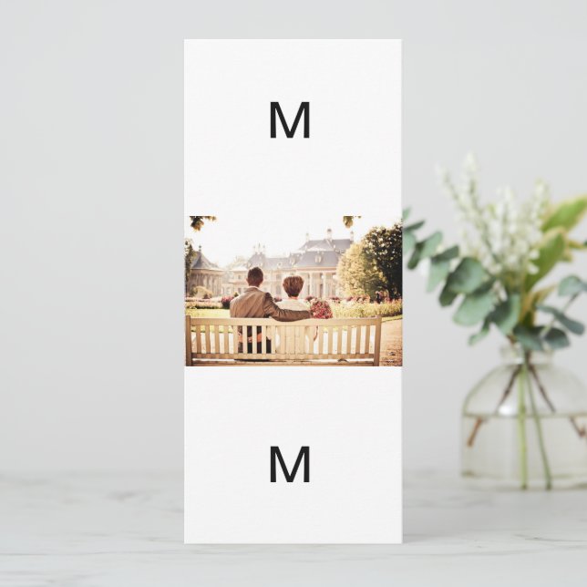 Convite Casal Casamento Bench Casado Casal Noivo (Em pé/Frente)