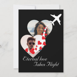 Convite Casal De Amor Eterno, Foto, Romântico, Casamento