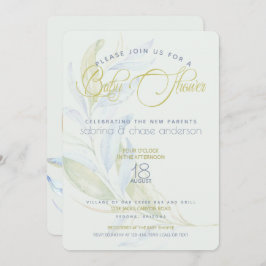 Convite Casal de Aquarela Moderna