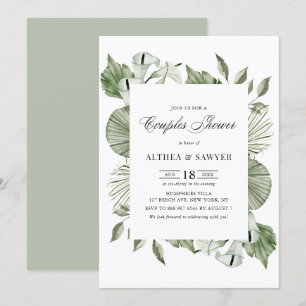 Convite Casal de Lily Summer Calla Calla Verde