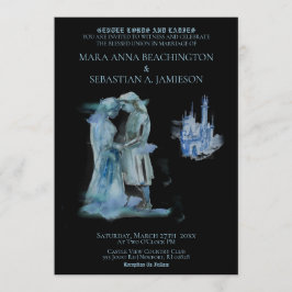 Convite *~* Casal do Castelo Medieval Casamento no Castelo