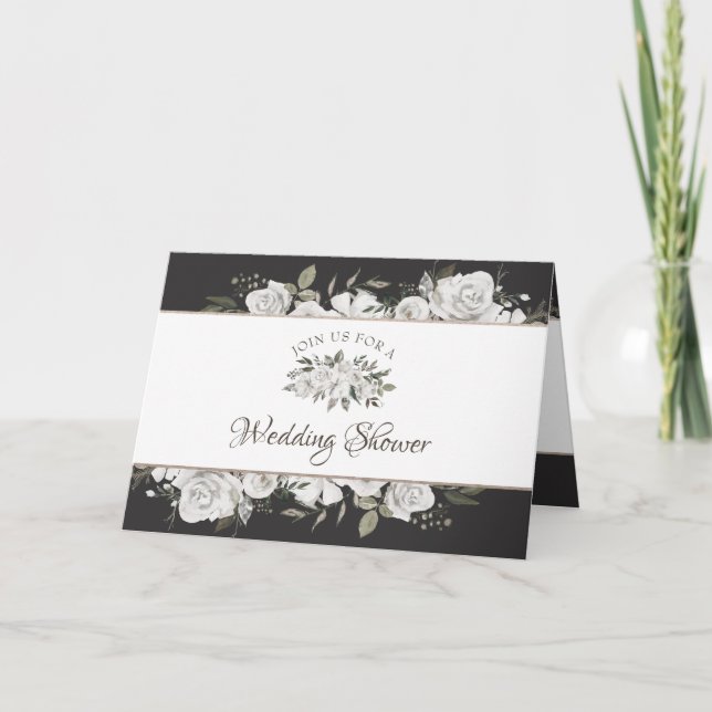 Convite Casal Floral Vintage Cherish (Frente)