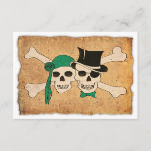 Convite casal pirata