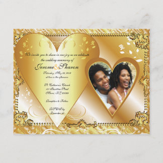 Convite casal, WeddingInvitTemplatePhoto5, &, nós invit…