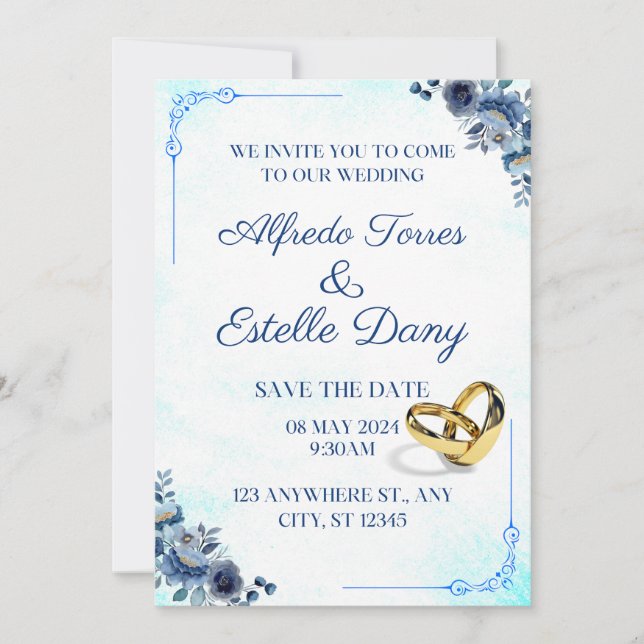 Convite casamento (Frente)