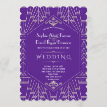 Casamento 1920 Gatsby Excelente Roxo Real