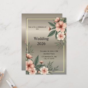 Convite casamento 2026