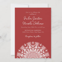 Casamento Abstrato em Marrom Vermelho de Auburn Ma