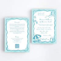 Casamento All-In-One de RSVP da Mão de Palha de Pr