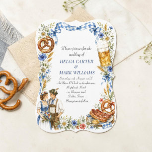 Convite Casamento Alpino Bávaro Oktoberfest Alemão