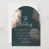 Casamento Antiquado de Arca Floral Romântica Vinta