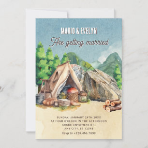 Convite Casamento ao ar livre