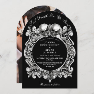 Convite Casamento Arranjado com Capacidades Góticas até à 