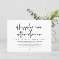 Casamento às escondidas, Jantar Felizes para Sempr