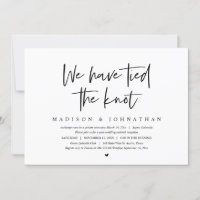 Casamento às escondidas, Nós nos casamos