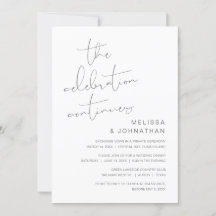 Casamento às Escuras, A Celebração Continua