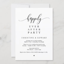 Casamento às Escuras, Festa Felizes para Sempre