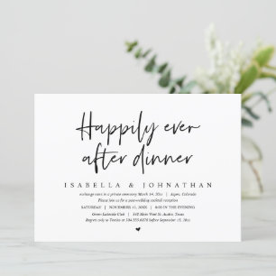Convite Casamento às Furas, Jantar Feliz para Sempre