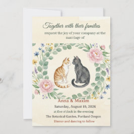 Convite Casamento Atemporal – Anna & Maxim