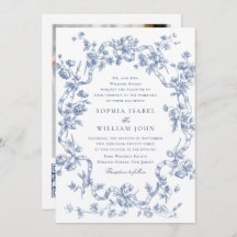 Casamento Azul com Grace Floral Dusty, Ornamentado