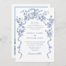 Casamento Azul com Grace Floral Dusty, Ornamentado